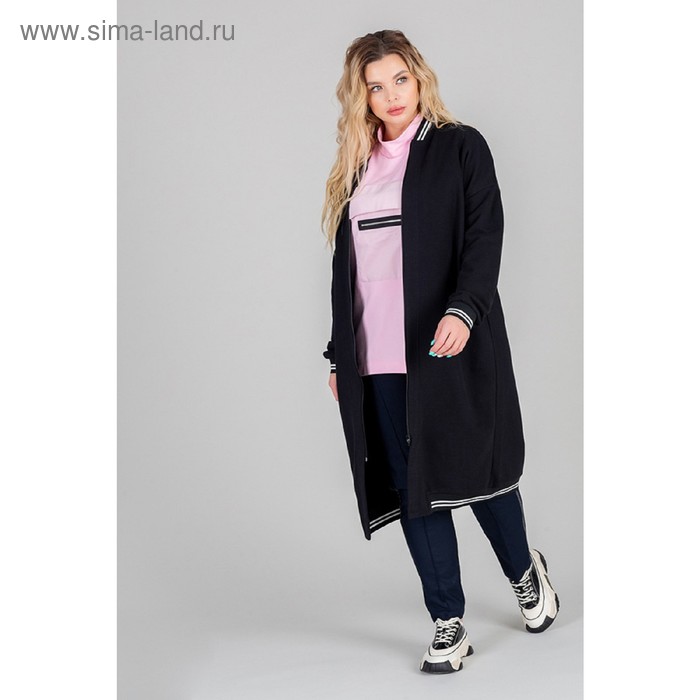 Жакет женский, размер 48, цвет чёрный
Жакет женский, размер 48, цвет чёрный