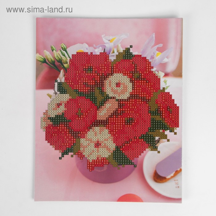 Алмазная мозаика с частичным заполнением «Букет цветов», 20 х 25 см. Набор для творчества
Алмазная мозаика с частичным заполнением «Букет цветов», 20 х 25 см. Набор для творчества