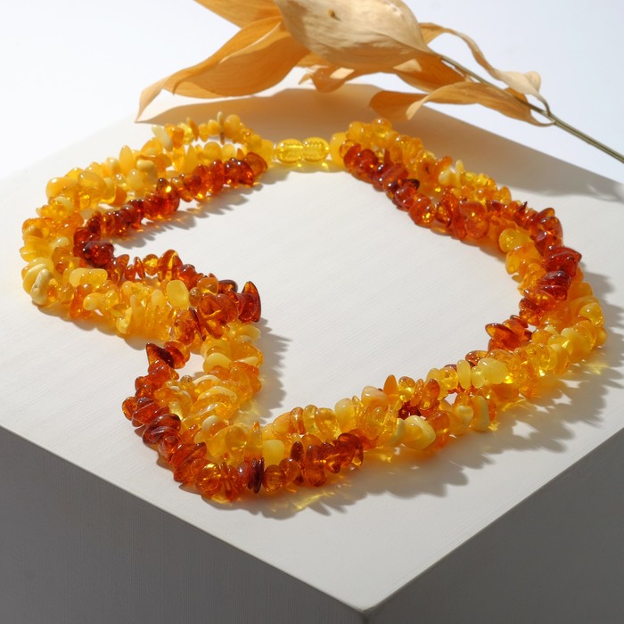 Бусы "Янтарь" 3 нити, крошка обработанная, 45 см
Бусы "Янтарь" 3 нити, крошка обработанная, 45 см