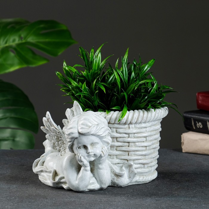 Фигурное кашпо "Ангел", 0,2 л/ 24х12,5см
Фигурное кашпо "Ангел", 0,2 л/ 24х12,5см