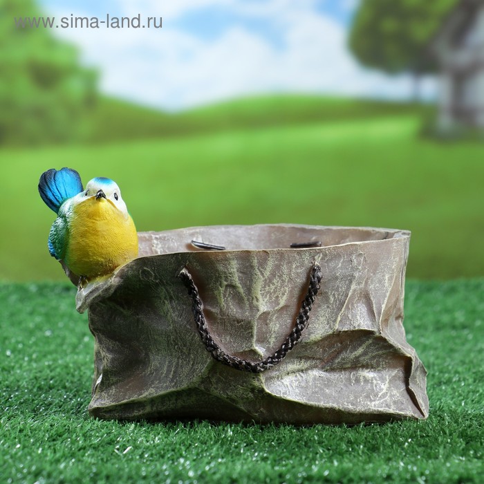 Фигурное кашпо "Пакет с птичкой широкий" 17,5х14см
Фигурное кашпо "Пакет с птичкой широкий" 17,5х14см