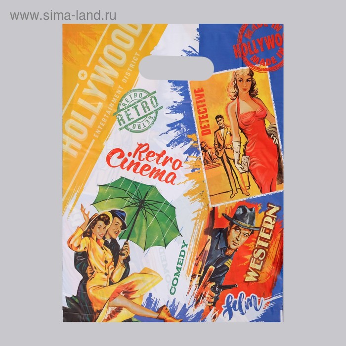 Пакет "Голливуд" полиэтиленовый с вырубной ручкой, 35 мкм , 30 х 40 см
Пакет "Голливуд" полиэтиленовый с вырубной ручкой, 35 мкм , 30 х 40 см