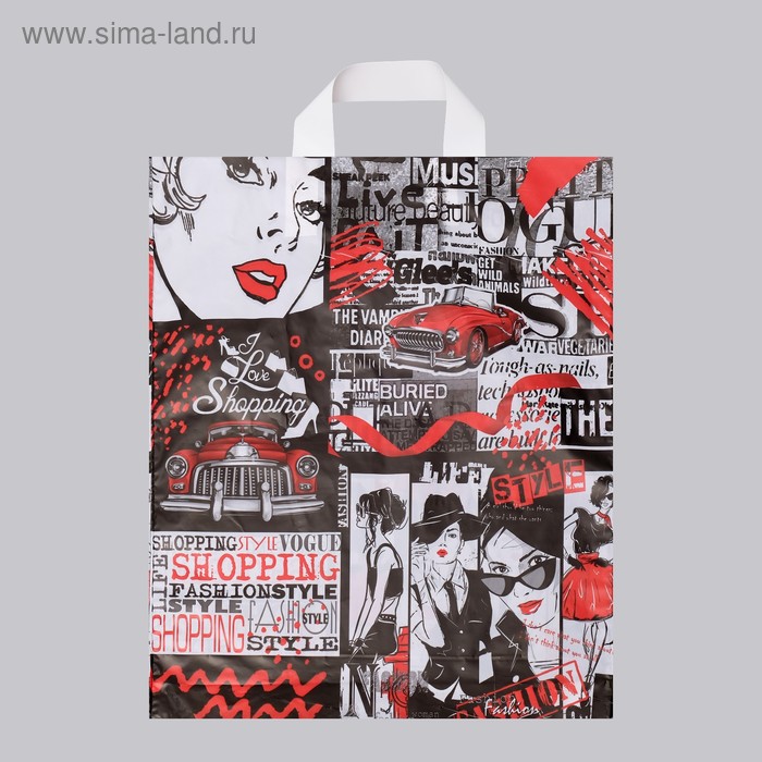 Пакет "Модель", полиэтиленовый с петлевой ручкой, 38х42 см, 40 мкм
Пакет "Модель", полиэтиленовый с петлевой ручкой, 38х42 см, 40 мкм