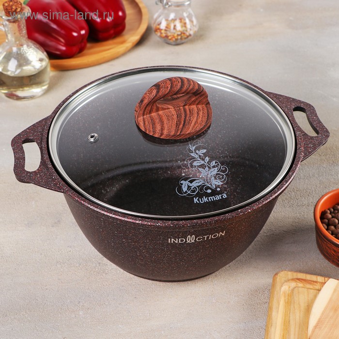 Кастрюля Granit Ultra Induction red со стеклянной крышкой, 3 л
Кастрюля Granit Ultra Induction red со стеклянной крышкой, 3 л
