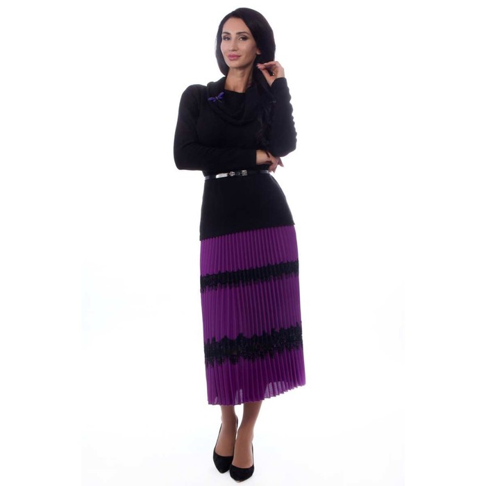 фото Юбка женская, размер 42, цвет фиолетовый wisell
