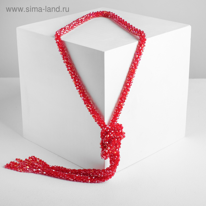 Бусы "Переплетение" кисточки, цвет красный, 80см
Бусы "Переплетение" кисточки, цвет красный, 80см