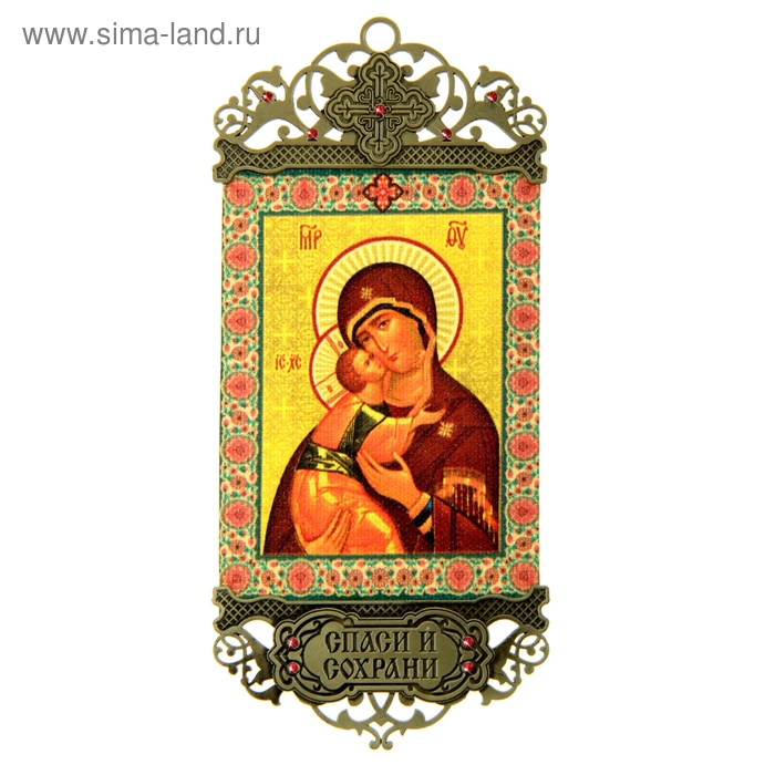 Икона-хоругвь "Владимирская икона Божией Матери"
Икона-хоругвь "Владимирская икона Божией Матери"