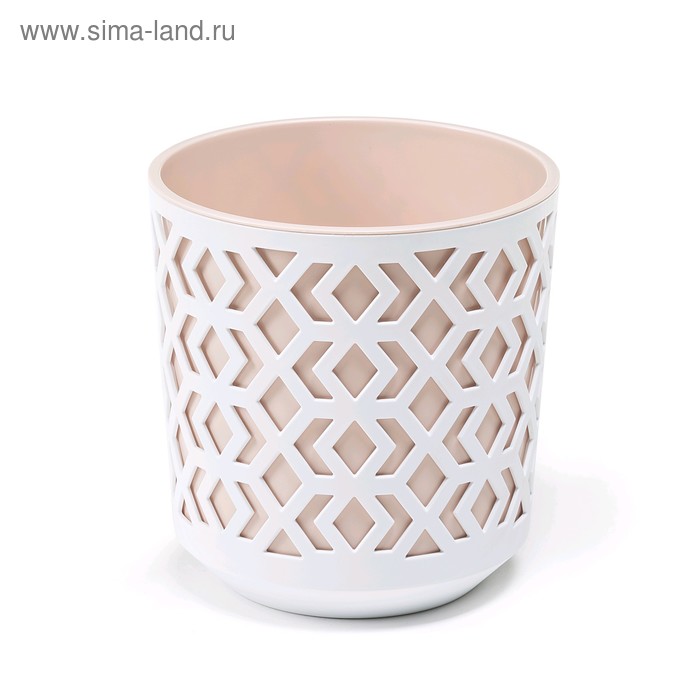 Кашпо «Атэк», 25,5х27 см, цвет белый, вкладка розовый
Кашпо «Атэк», 25,5х27 см, цвет белый, вкладка розовый