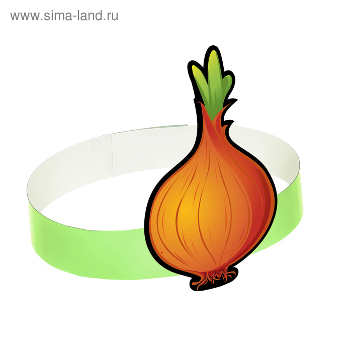 Маска-ободок «Лук», картон 
Маска-ободок «Лук», картон