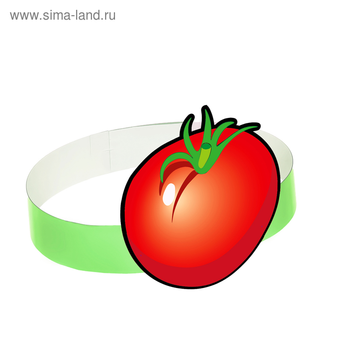 Маска-ободок «Помидор», картон
Маска-ободок «Помидор», картон