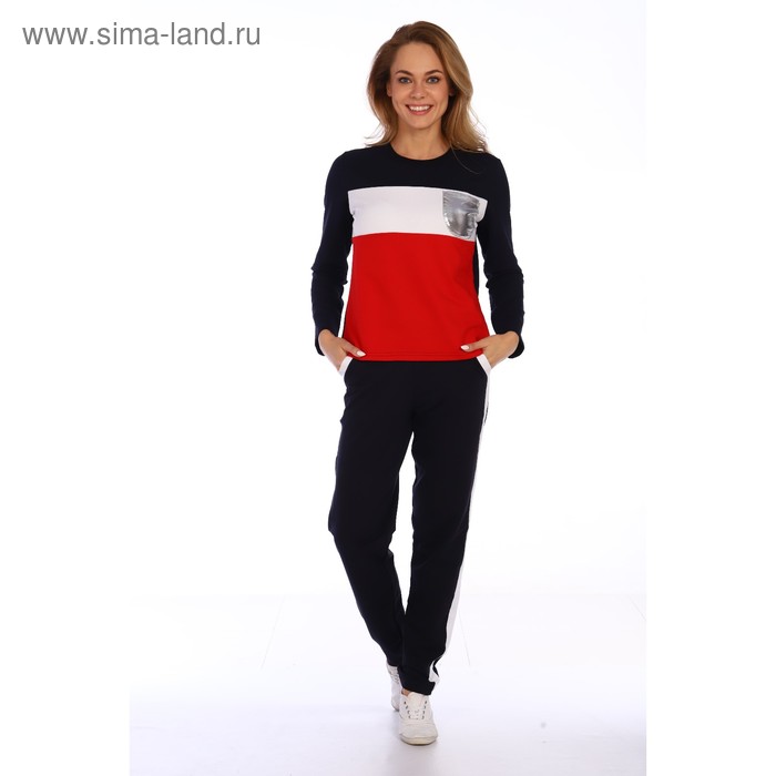 Костюм женский (джемпер, брюки), цвет красный, размер 46
Костюм женский (джемпер, брюки), цвет красный, размер 46