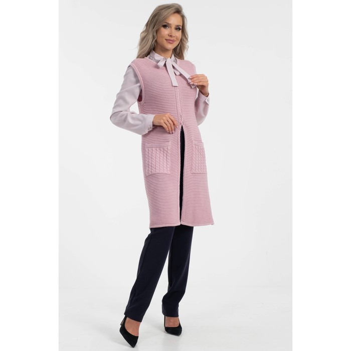 фото Жилет женский, размер 46, цвет розовый wisell