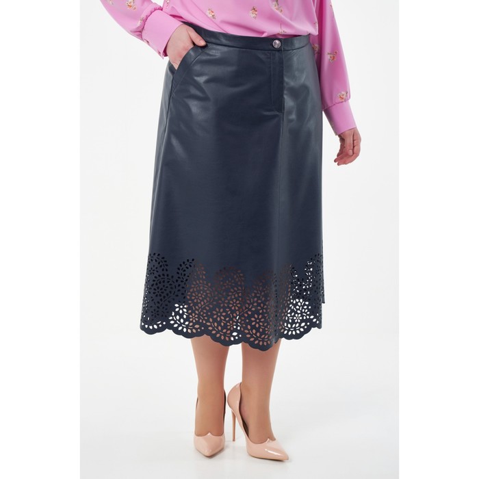 фото Юбка женская, размер 52, цвет синий wisell