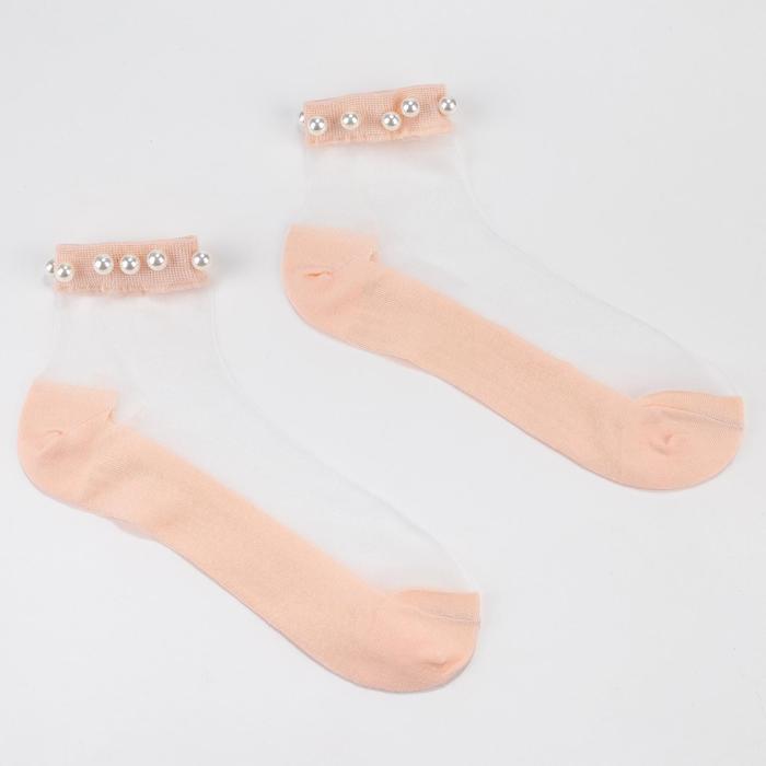 Носки женские стеклянные, «Бусинки» цвет чайная роза, размер 23-25 (36-40)
Носки женские стеклянные, «Бусинки» цвет чайная роза, размер 23-25 (36-40)