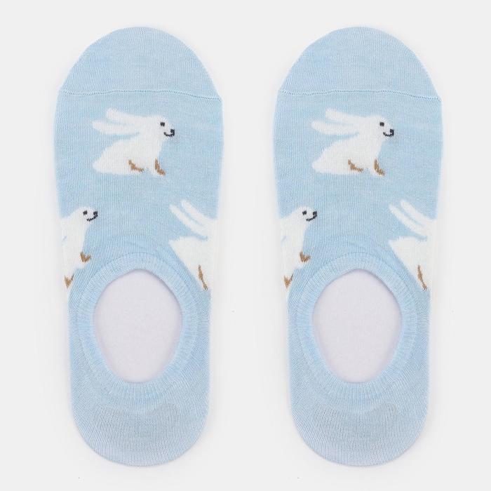 Носки-невидимки женские, цвет голубой, размер 36-40
Носки-невидимки женские, цвет голубой, размер 36-40
