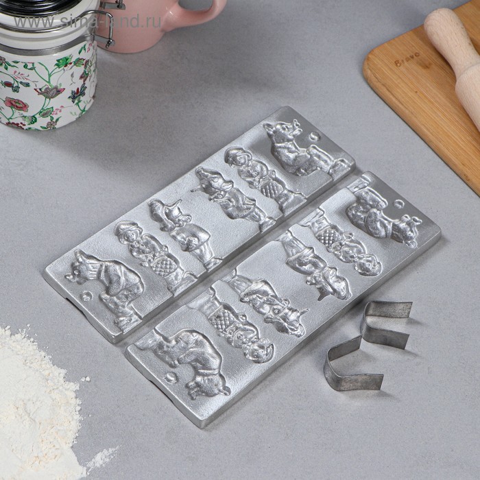 Форма для леденцов "Персонажи №2", 6 фигур
Форма для леденцов "Персонажи №2", 6 фигур