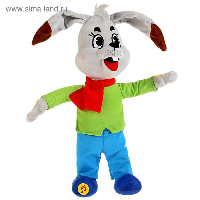 Мягкая музыкальная игрушка «Заяц» Сутеев В., 4 сказки, 33 см
Мягкая музыкальная игрушка «Заяц» Сутеев В., 4 сказки, 33 см