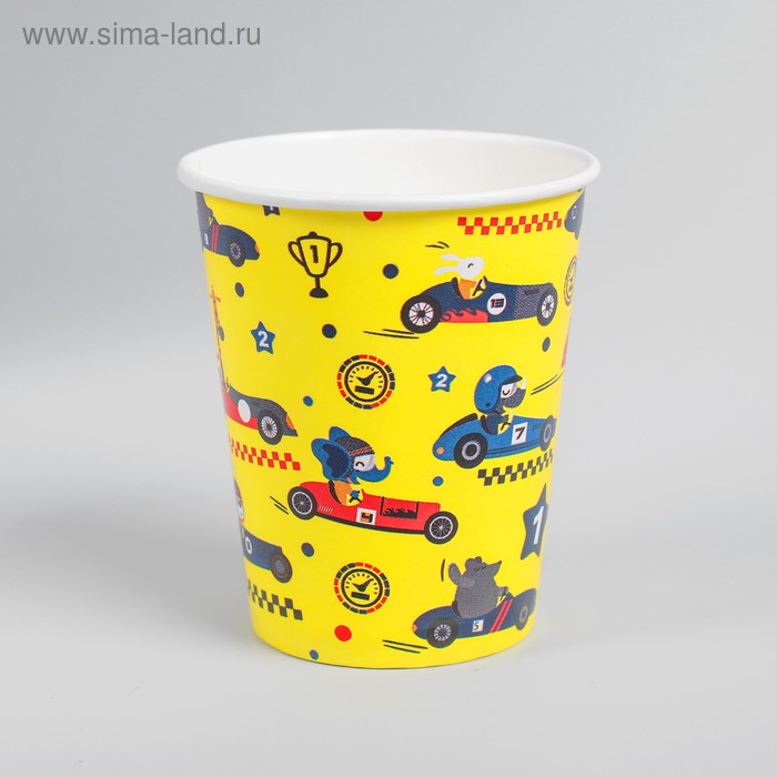 Стакан бумажный «Машинки», 250 мл
Стакан бумажный «Машинки», 250 мл