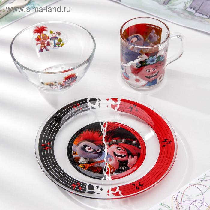 Набор посуды «Тролли 2. Рок», 3 предмета
Набор посуды «Тролли 2. Рок», 3 предмета