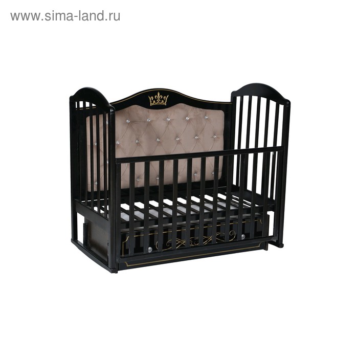 Кроватка «Антел» Anita-999, с мягкой спинкой, универсальный маятник, цвет шоколад
Кроватка «Антел» Anita-999, с мягкой спинкой, универсальный маятник, цвет шоколад
