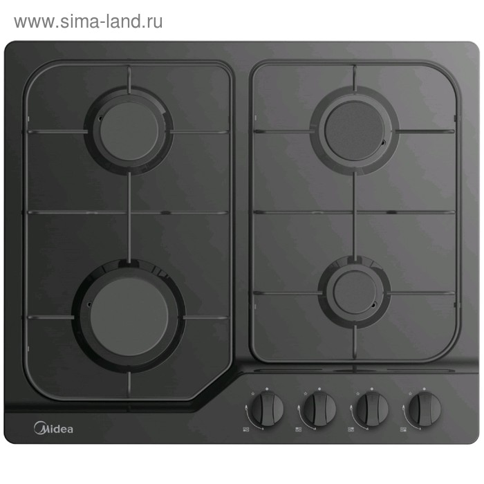 Варочная поверхность Midea MG640B, газовая, 4 конфорки, 59 см, чёрная
Варочная поверхность Midea MG640B, газовая, 4 конфорки, 59 см, чёрная