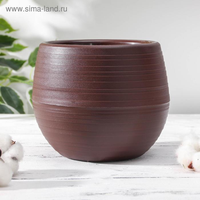 Горшок для цветов Петропласт «Япония», 1,2 л, цвет тёмно-коричневый
Горшок для цветов Петропласт «Япония», 1,2 л, цвет тёмно-коричневый