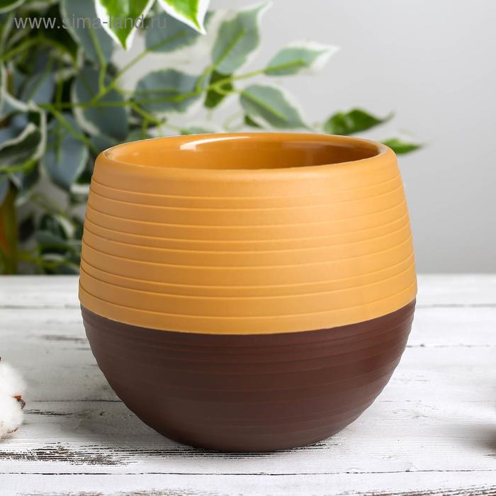 Горшок для цветов «Япония», 2 л, цвет оранжевый-тёмно-коричневый
Горшок для цветов «Япония», 2 л, цвет оранжевый-тёмно-коричневый