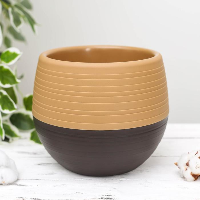 Горшок для цветов «Япония» 3 л, цвет оранжевый, тёмно-коричневый
Горшок для цветов «Япония» 3 л, цвет оранжевый, тёмно-коричневый