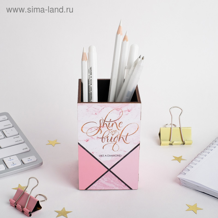 Органайзер для канцтоваров "Shine bright" 6,5 х 10,5 см
Органайзер для канцтоваров "Shine bright" 6,5 х 10,5 см