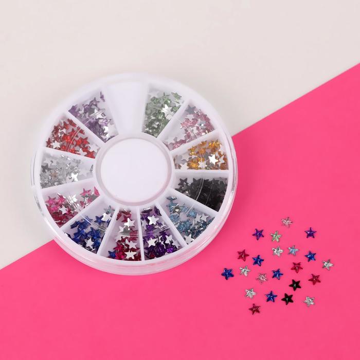 Стразы для декора «Звёзды», разноцветный
Стразы для декора «Звёзды», разноцветный