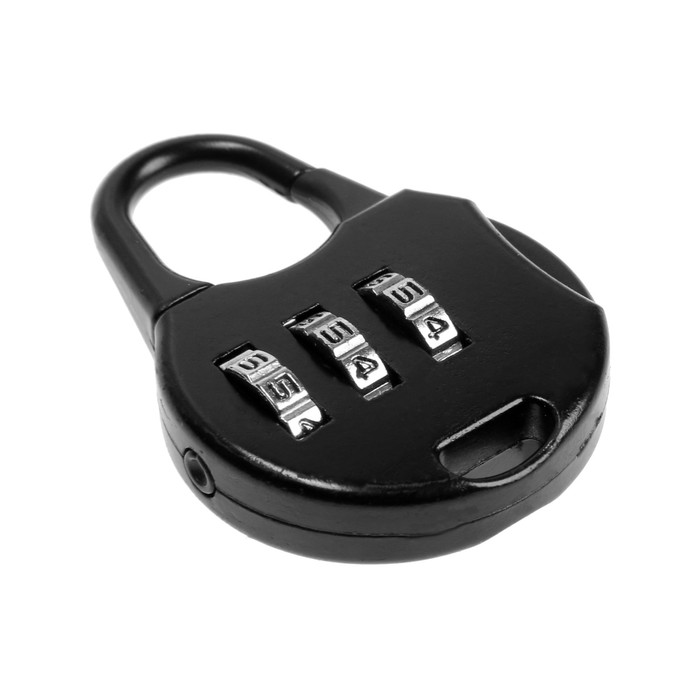 фото Замок навесной кодовый тундра zk006, черный