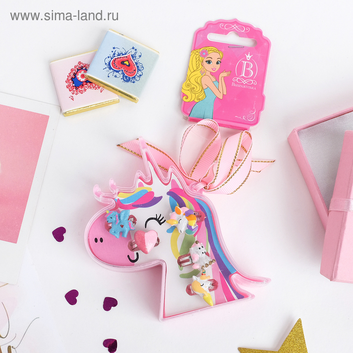 Набор детских колец "Выбражулька" единорожек, 5шт, форма МИКС, цветные
Набор детских колец "Выбражулька" единорожек, 5шт, форма МИКС, цветные