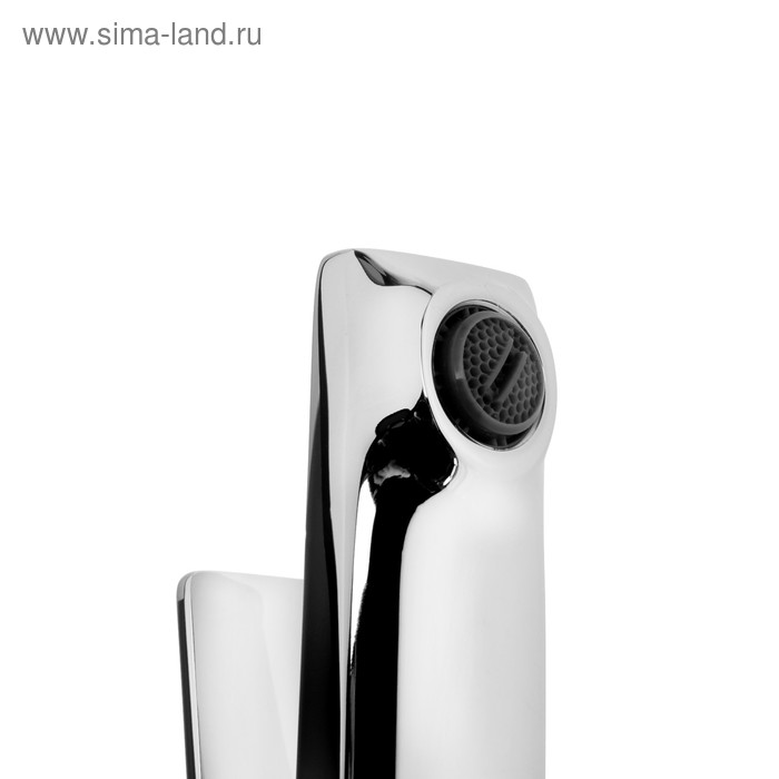 фото Смеситель для раковины accoona a90122, однорычажный, латунь, с гайкой, хром