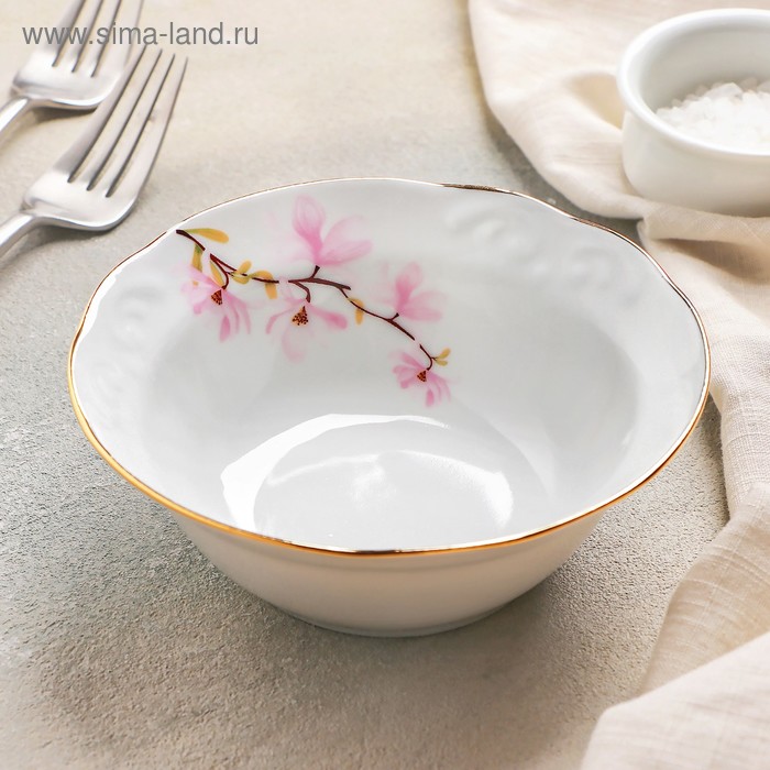 Салатник «Цветок Миндаля», 300 мл, отводка золотом
Салатник «Цветок Миндаля», 300 мл, отводка золотом