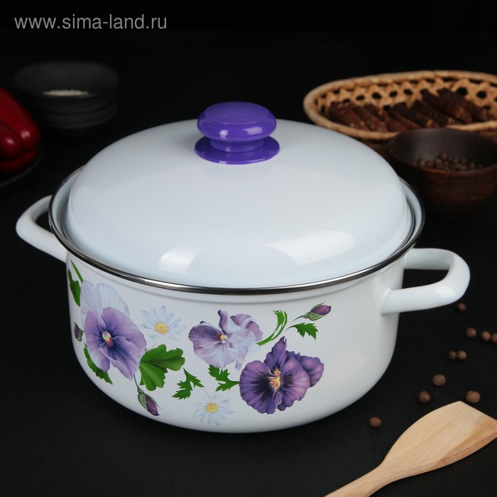 Кастрюля «Анютины глазки», 4,5 л
Кастрюля «Анютины глазки», 4,5 л