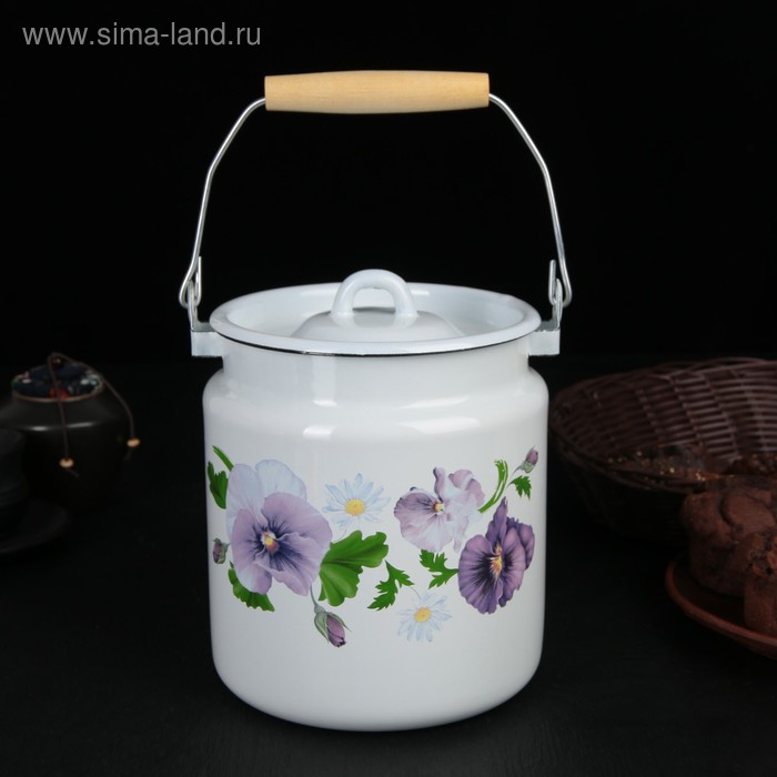 Бидон Лысьвенские эмали «Анютины глазки», 3,5 л
Бидон Лысьвенские эмали «Анютины глазки», 3,5 л