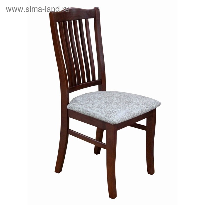 Стул Уют-М, бук, цвет покраски темный орех, ткань Print milk 
Стул Уют-М, бук, цвет покраски темный орех, ткань Print milk