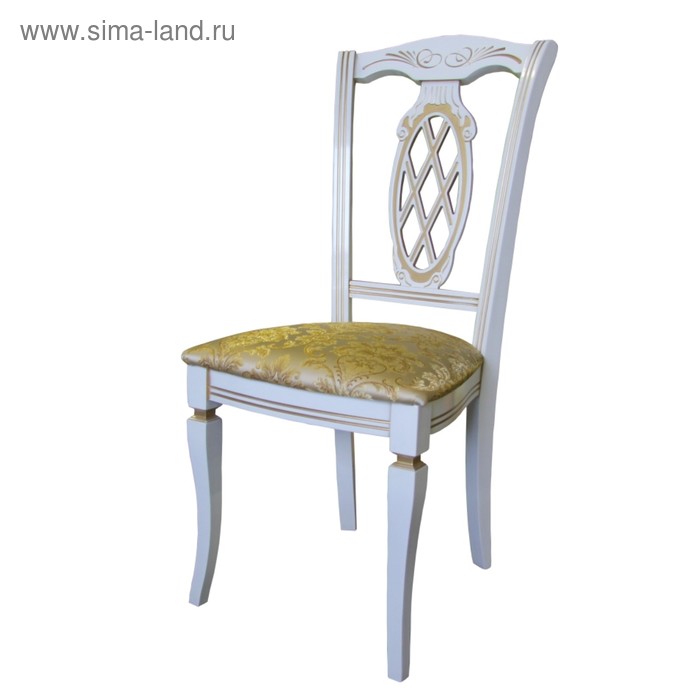 Стул Корона, бук, цвет покраски белый патина золото, ткань Andris(вензель) 160 беж
Стул Корона, бук, цвет покраски белый патина золото, ткань Andris(вензель) 160 беж