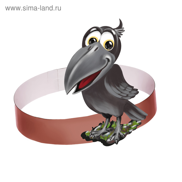 Маска-ободок «Ворона», картон
Маска-ободок «Ворона», картон