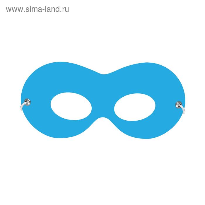 Маска на резинке, картон, цвет голубой
Маска на резинке, картон, цвет голубой