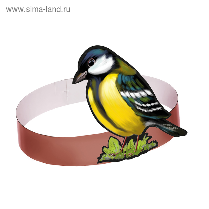 Маска-ободок «Синица», картон
Маска-ободок «Синица», картон