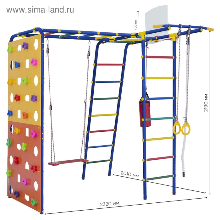 Детский спортивный комплекс уличный Street 2 Smile, 2010 × 2320 × 2590 мм, цвет синий/радуга
Детский спортивный комплекс уличный Street 2 Smile, 2010 × 2320 × 2590 мм, цвет синий/радуга