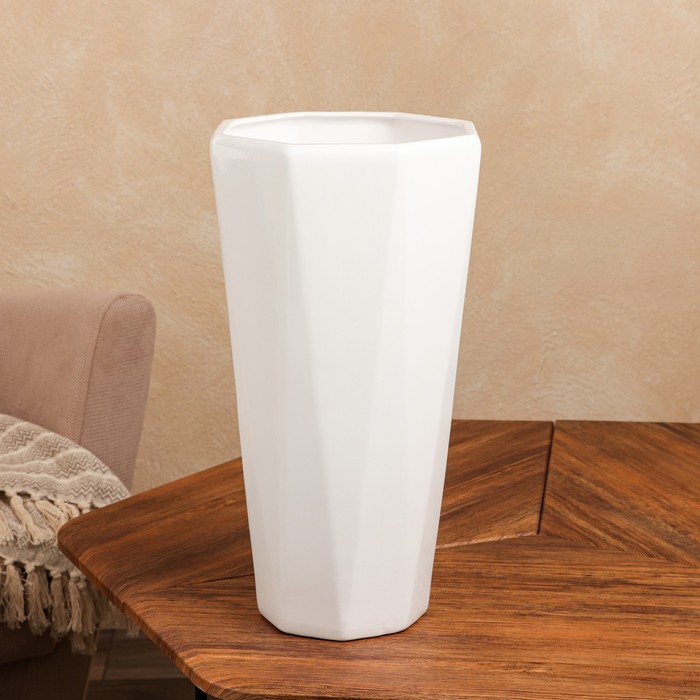 Кашпо "Комета", глянец, белый, керамика, 8 л
Кашпо "Комета", глянец, белый, керамика, 8 л