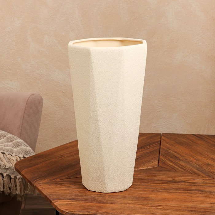 Кашпо "Комета", шёлк, бежевый, керамика, 8 л
Кашпо "Комета", шёлк, бежевый, керамика, 8 л