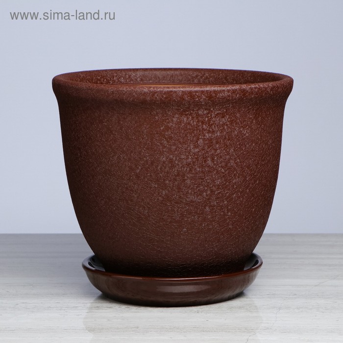 Горшок для цветов "Глория" 14 л, шоколад, шёлк
Горшок для цветов "Глория" 14 л, шоколад, шёлк