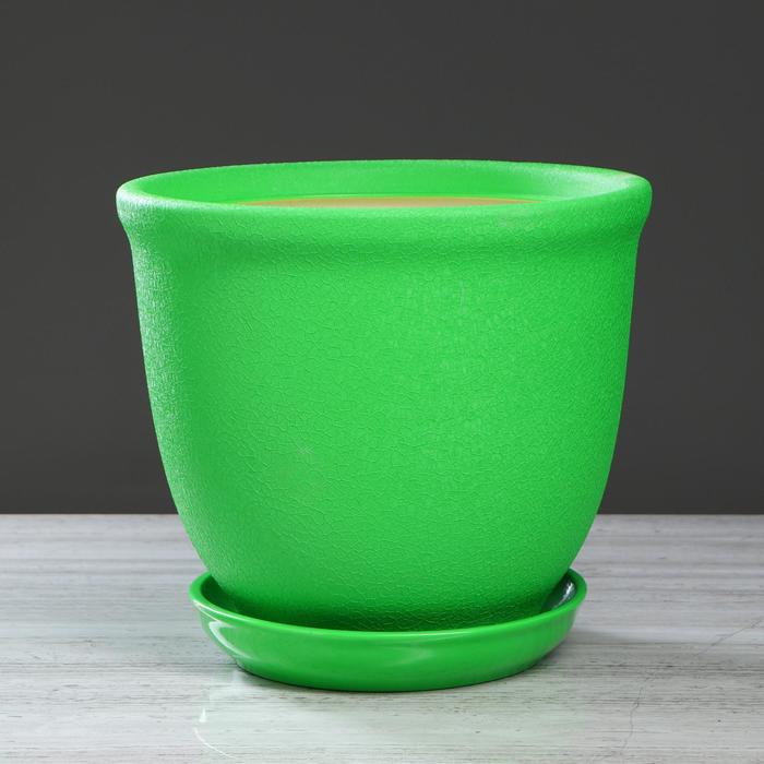 Горшок для цветов "Глория" 14 л, зелёный, шёлк, 1 сорт
Горшок для цветов "Глория" 14 л, зелёный, шёлк, 1 сорт