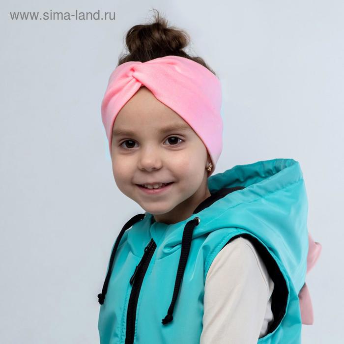 Повязка на голову, цвет розовый, размер 50-54 
Повязка на голову, цвет розовый, размер 50-54