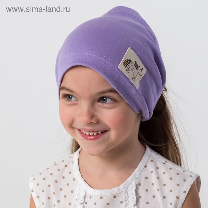 Косынка для девочки, цвет сиреневый/единорог, размер 54-58
Косынка для девочки, цвет сиреневый/единорог, размер 54-58