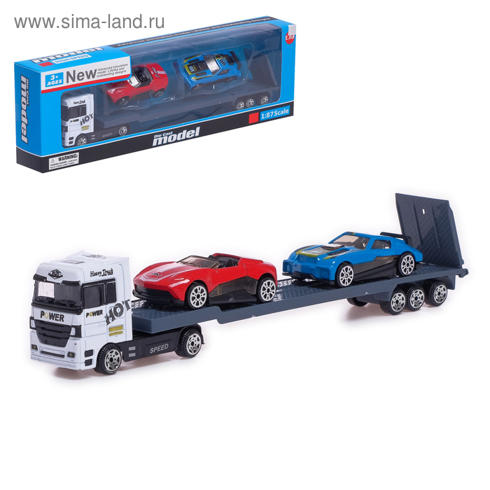 Машина металлическая «Автовоз», с техникой, МИКС
Машина металлическая «Автовоз», с техникой, МИКС