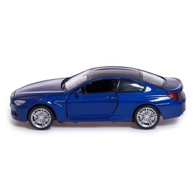 Машина металлическая BMW M6, открываются двери, капот, багажник, инерция, цвет синий
Машина металлическая BMW M6, открываются двери, капот, багажник, инерция, цвет синий